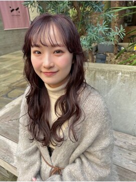 リア(li‘a) 【li'a 】pink brown / ブリーチなしダブルカラー