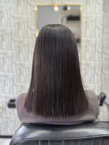 アローズ 久留米店(arose)&nbsp;耳かけ大人かわいいモーヴカラー艶カラー30代40代50代