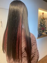 ナンバー 秋田店(N°)&nbsp;インナーカラー◎cherry pink