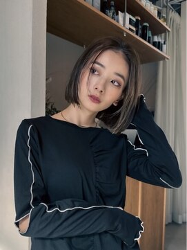 エルム 原宿 表参道(yelm) ★くびレイヤーエモージュイメチェンハッシュカットフルバング