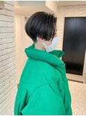ショートヘア/ボブ/可愛い丸み/簡単スタイリング/20代30代