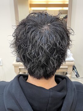 アルターリール(aL ter Rire) アッシュブラック/カルマパーマ/ベリーショート/鎌取/中村郁未