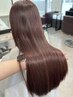 【プチヘッドスパプレゼント】プレミアムケアカラー+ハホニコトリートメント