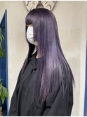 色落ちも綺麗なハイトーンパープルカラー