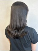 透明感カラーシアーグレージュ＊ブリーチなしニュアンスカラー