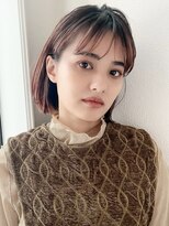 ◎20代30代40代50代に似合う大人かわいいぱつっと耳かけ小顔ボブ