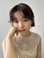 シェリッシュ ノース(Sheriche North)&nbsp;前髪ありボブ×秋カラーレッドブラウン