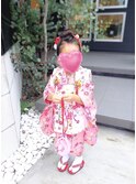 七五三3歳♪ヘアセット着付け承ります☆