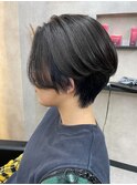 ハンサムショート／ディースカット/冬カラー
