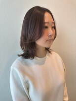 サラ ビューティー サイト 古賀店(SARA Beauty Sight)&nbsp;ミディアムレイヤー/外ハネ/レイヤー/透明感カラー/20代30代40代