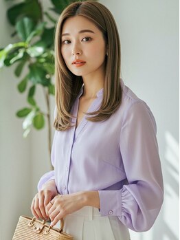 フルショウ 栄店(FURUSHO)の写真/イルミナカラーで透明感あるカラーと柔らかい髪質を再現☆イルミナカラー使用ブリーチなしダブルカラーも◎