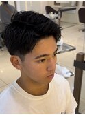 メンズ 刈り上げ ショート アップバング