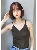 【marfe】切りっぱなしボブ_レイヤーボブ_ミディアム_ボブ