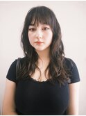 レイヤーカット/ウェーブヘア