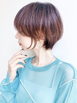 セイドット リー(Say. Ree) say.ショートボブひし形ショートオリーブグレーアッシュ小顔