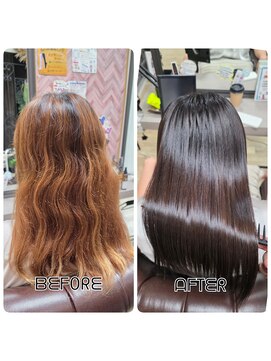 ルーミールーム(RoomieRoom) 髪質改善カラー/白髪染め/くせ毛/50代60代/縮毛矯正