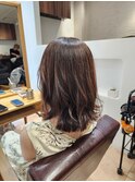 ショコラブラウン　10代20代30代大人可愛い大人キレイ髪質改善