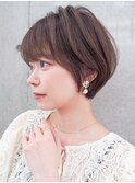 ショート/ショートボブ/顔周り/縮毛矯正/小顔/立川