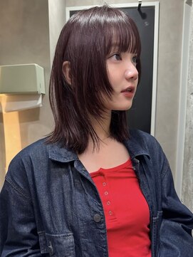 ガーデン 渋谷(GARDEN) イメチェン美髪小顔似合わせカットサイドバングレイヤーボブ