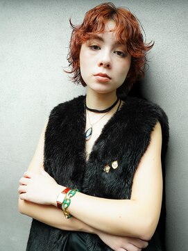 カンナ(Canna) 前髪パーマ/ブリーチ/チェリーレッド/髪質改善/TOKIO/20代/30代