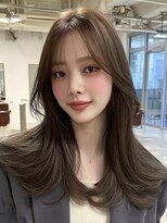 ノイズオオサカ 天王寺店(NOISM OSAKA)&nbsp;韓国風レイヤーカット/ロングレイヤー/ハッシュカット/10代20代