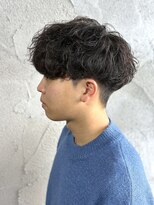 ニアウ 高崎店(Niau) 刈り上げセンターパート/波巻きツイストスパイラル/群馬高崎