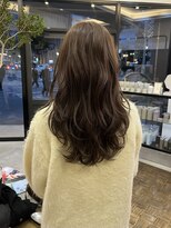ヘアーアイスカルテット(HAIR ICI QUARTET)&nbsp;夏カラー！ブリーチ無しカラー透明感オリーブベージュヘア