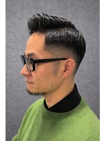 ワンワンオー バーバーショップ 長浜店(@110 BARBER SHOP) クラシックなサイドパート・フェード