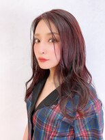 シエ バイ ケンジ 湘南台(sie by KENJE)&nbsp;ダークパープル/ナチュラルショート/夏のヘアアレンジ/湘南台