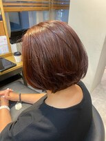 ヘアリゾート粋 トゥジュ 池袋東口店(tujuh)&nbsp;透明感ブラウン/ショートボブストレート