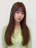 ルージュシー(RU10C) 羽エクステ/レイヤーカット/ブリーチなしダブルカラー/ベージュ