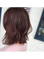 メゾンドルル(Maison de LuLu) ピンクブラウンセミディ