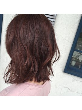 メゾンドルル(Maison de LuLu) ピンクブラウンセミディ