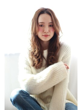 ソア 武蔵小杉(SOAR) 小顔ボルドーシースルーカラーの抜け感レイヤーヘルシーロング