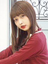 ヘアーアンドメイク シークタチカワ 立川店(Hair&Make Seek)&nbsp;【seek佐藤】プラチナストレート☆ミルクティーブラウン
