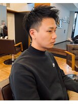 アイリーヘアデザイン(IRIE HAIR DESIGN)&nbsp;【IRIE HAIR赤坂】ソフトツーブロック×アップバング