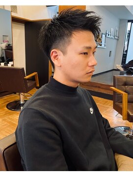 アイリーヘアデザイン(IRIE HAIR DESIGN) 【IRIE HAIR赤坂】ソフトツーブロック×アップバング
