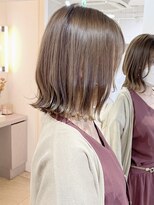 ユーフォリア 新宿店(Euphoria)&nbsp;くびれボブ　ベージュカラー