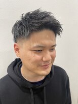 メンズアンダーバーホワイト 南海難波店(Men's _WHITE)&nbsp;フェードツーブロック