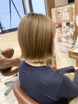 ヘアリゾートエーアイ 新宿西口店(hair resort Ai) ハイトーンボブ