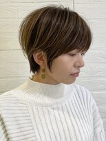 ロンドブルーム 天神大名店(Lond Bloom) 大人ショートボブショートカットココアアッシュくびれミディ