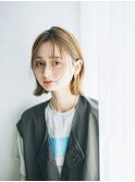 ぱつっとボブ