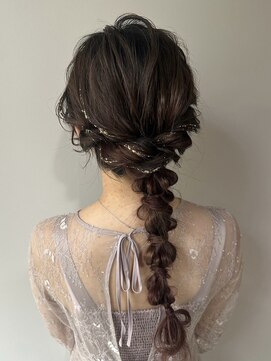 オリ('Oli) 結婚式お呼ばれ編み下ろし