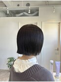 切りっぱなしボブ［表参道/髪質改善/ハイライト］