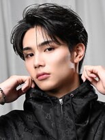 リップス 表参道店(LIPPS)&nbsp;かきあげメンズショート【毛流れパーマ】コンマヘア