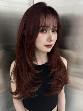 レディアル 渋谷(REDEAL) 韓国ヘア/ブリーチ/暖色カラー/ワンホン【レイヤー/渋谷】