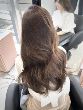 ジ エクト 心斎橋(The Ect) ○ピンクヘアー ロングウルフパーマ 秋色