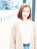 リール ヘアー 箱崎店(rire hair)&nbsp;柔らかブラウン×ツヤツヤボブスタイル