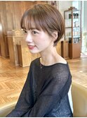 大人マッシュ/ショートヘア/耳掛けショート/ショートボブ/表参道