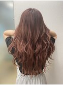 人気な赤系！ミディアムからプルエクステ